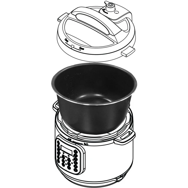Ceramic Coated Non-Stick Inner Pot - 3L - Image 4