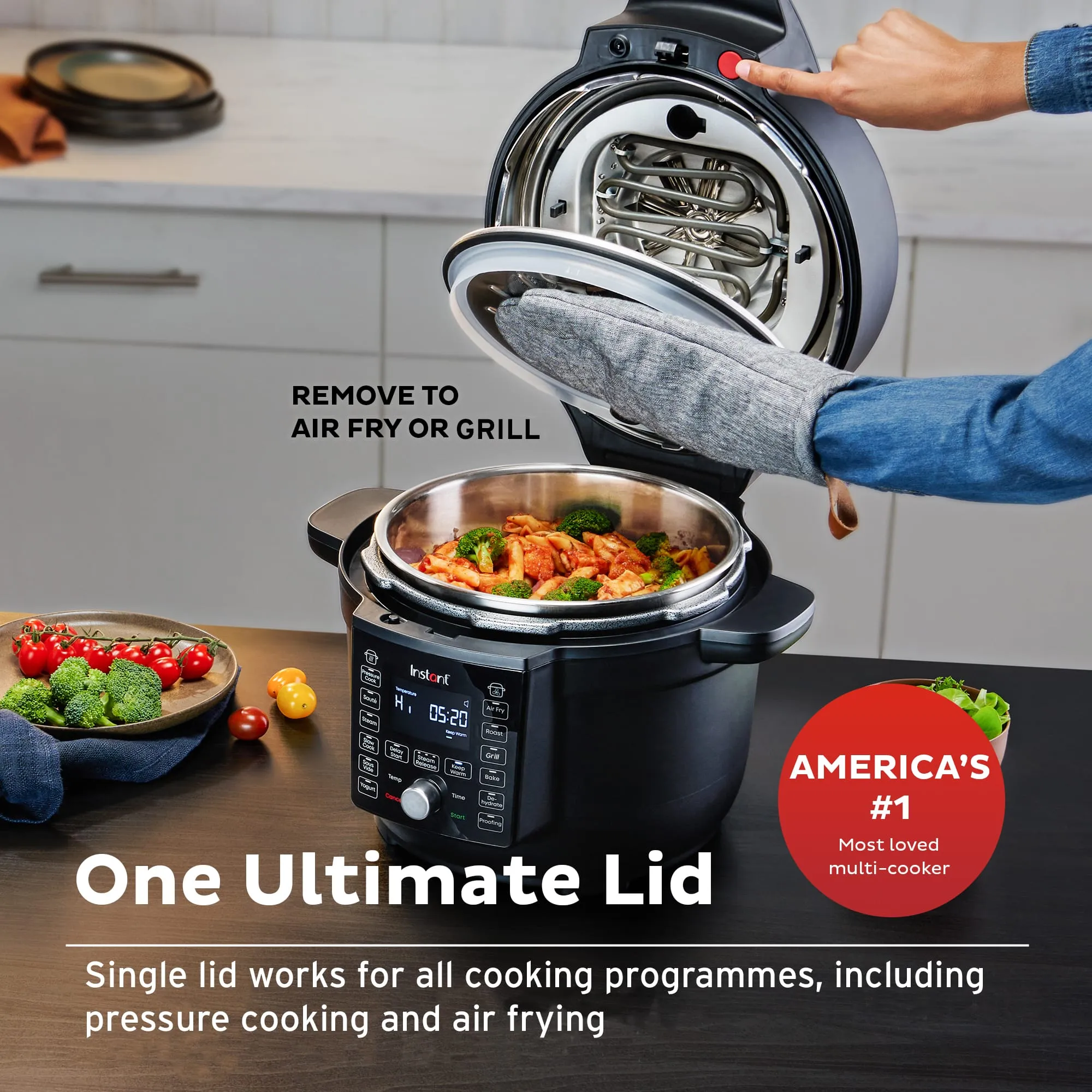 Duo Crisp with Ultimate Lid 6.5L Pressure Cooking Insert - Image 2