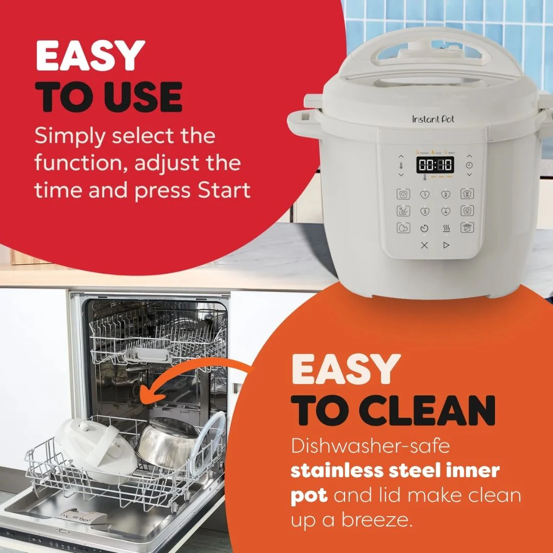Instant® Pot Rio 5.7L Sea Salt Multi Cooker - Image 4